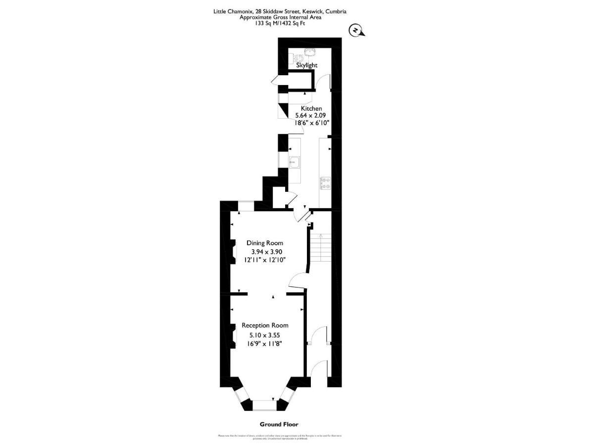 Вилла Little Chamonix Кесвик Экстерьер фото